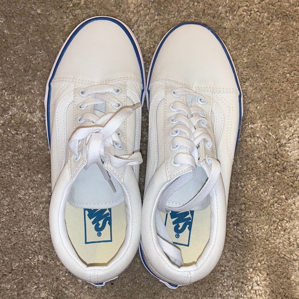 Vans, white special edition:pride, women’s size 7.5